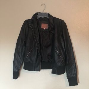 Faux Leather  jacket